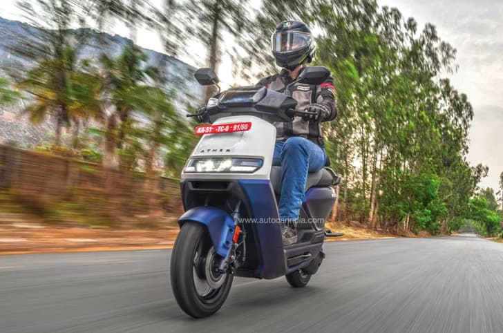 Ather Rizta tracking shot