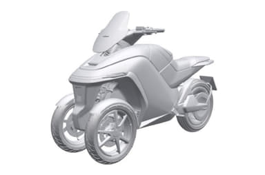Hero Vida NEX 2 trike design patented