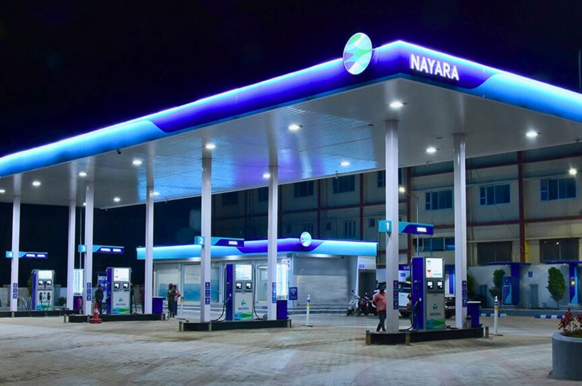 Nayara petrol pump