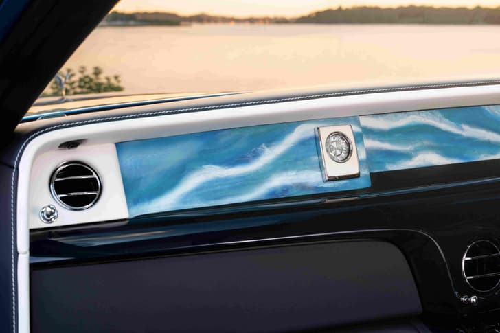 Rolls Royce Phantom Regatta dashboard panel Rolls Royce Phantom Regatta dashboard panel