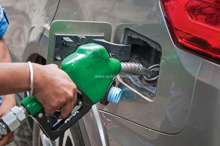 Fuel filling in car