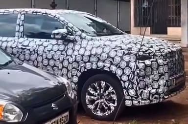 Toyota Innova Hycross facelift spied for the first time