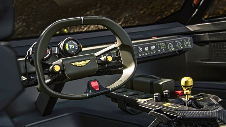 Aston Martin Dreadnought dashboard