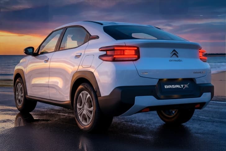 Citroen Basalt X rear quarter static Citroen Basalt X rear quarter static