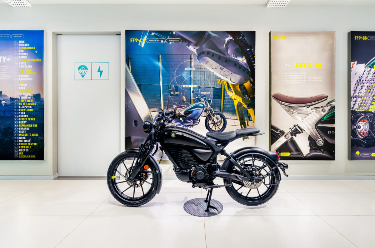 FF C6 inside a showroom