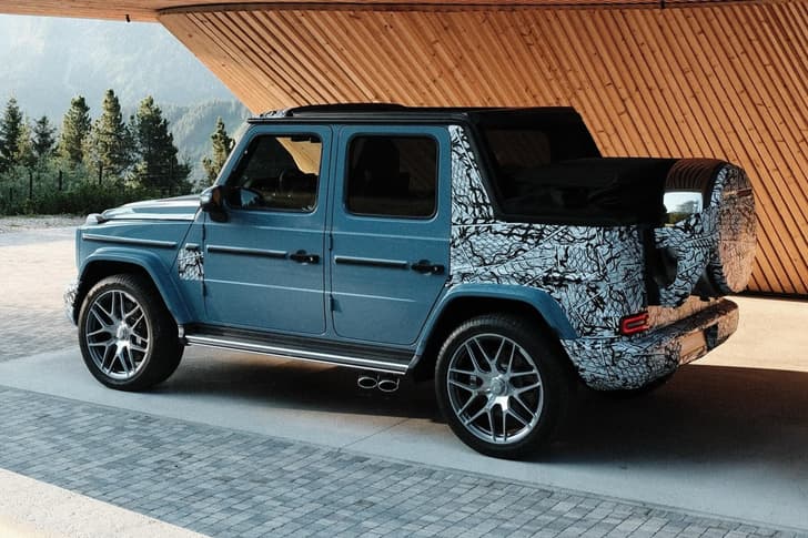 Mercedes-Benz G-Class cabriolet rear quarter static