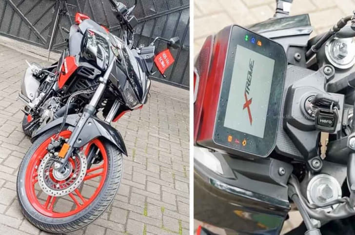 Updated Hero Xtreme 125R side by side with new TFT display
