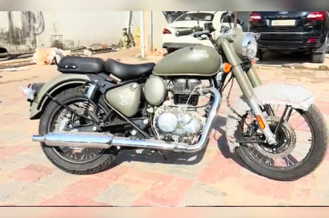 New Royal Enfield Classic 350 Gorkha Edition spotted