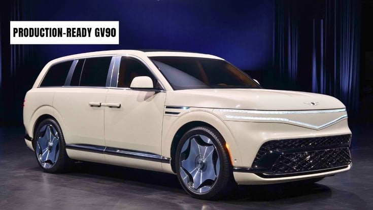 Genesis GV90 front quarter static