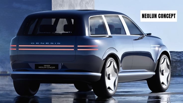 Genesis Neolun Concept rear quarter static