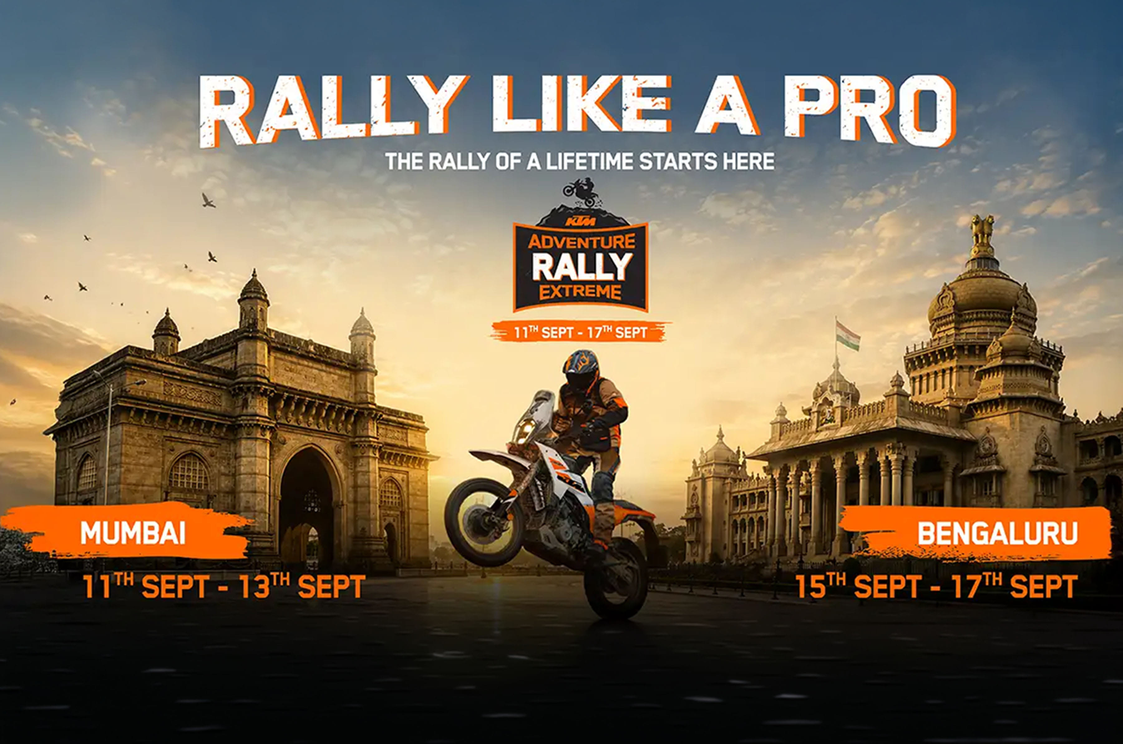 Official KTM poster showing the details of the event.