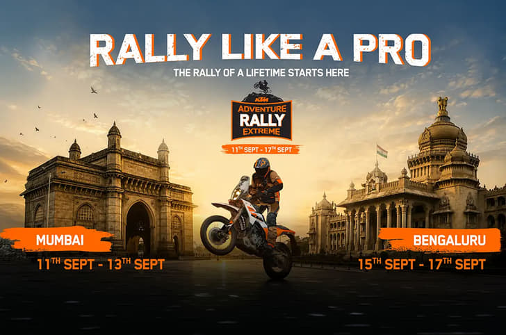 Official KTM poster showing the details of the event.