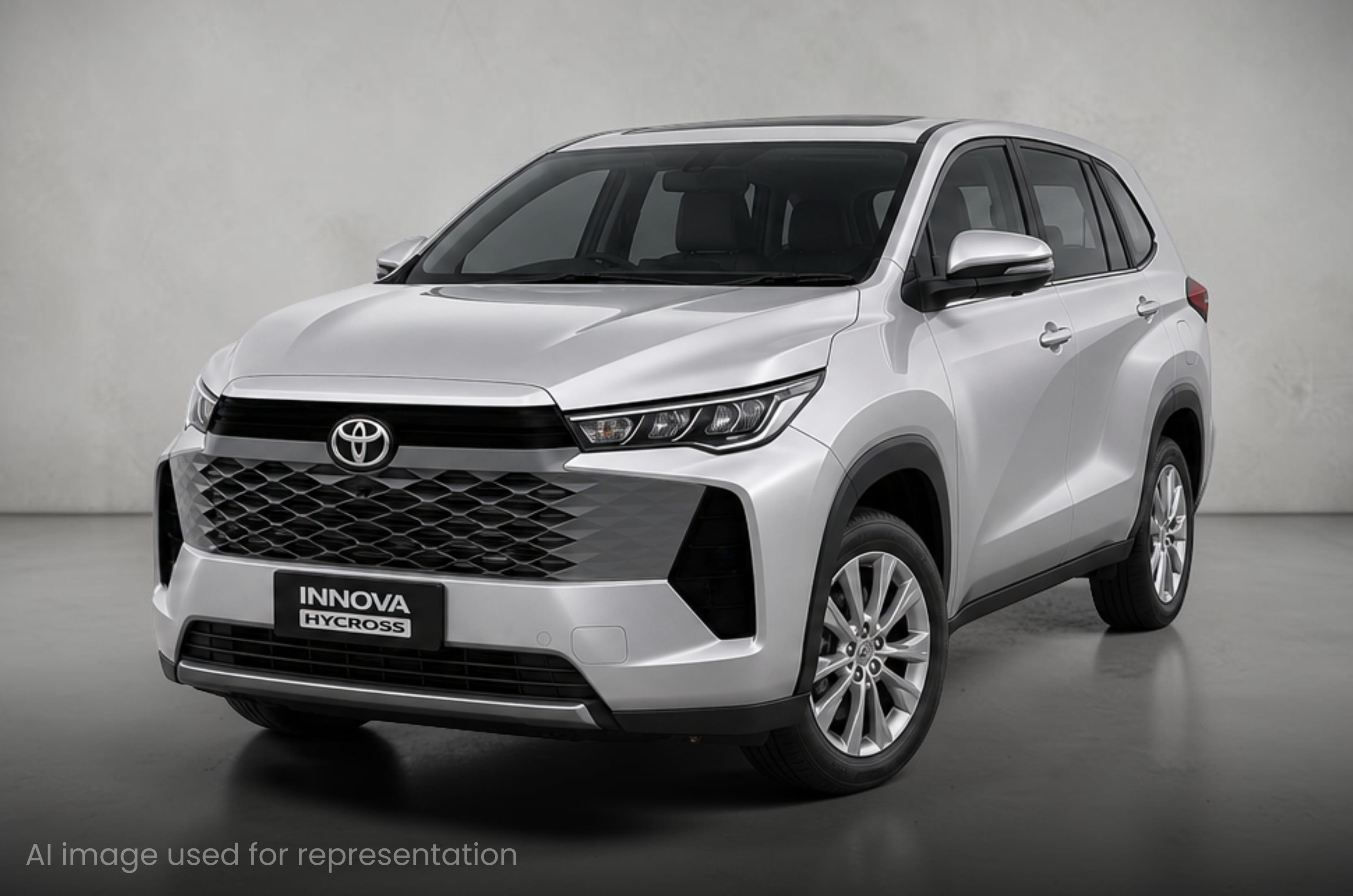 Toyota files patent for Innova Hycross facelift’s front bumper