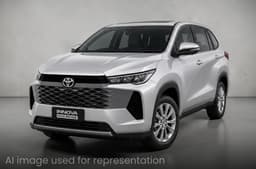 Toyota Innova Hycross facelift rendered based on design patent