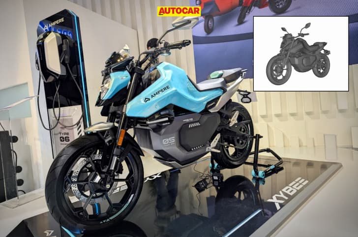 The Xyber concept featured a 10kW motor, claimed 200km range and DC fast charging.