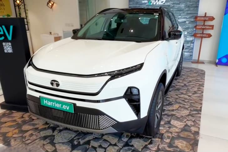tata ev discounts in september 2026 tata harrier ev in showroom