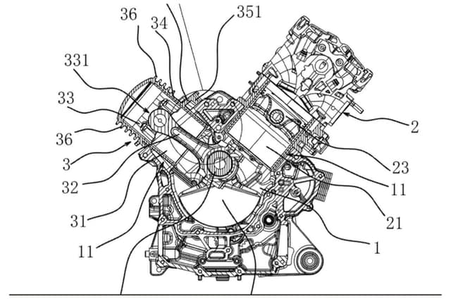 QJMotor patents single-cylinder ‘V-Twin’ Engine