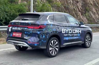 BYD Seal U plug-in hybrid SUV spotted range-testing in India