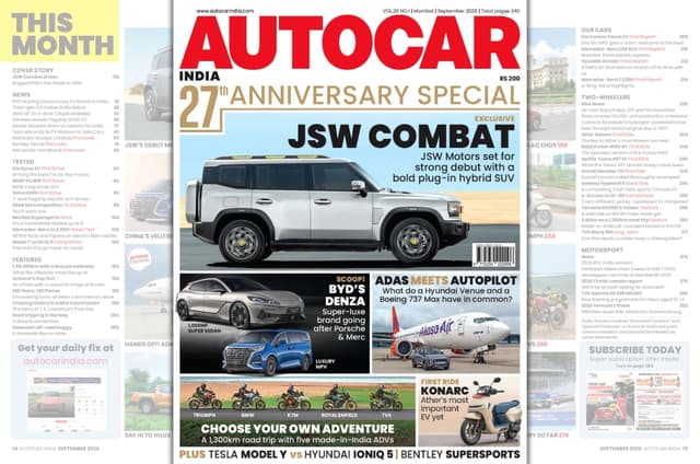 Autocar India September 2026: JSW Combat, Scorpio Lifestyler, BYD Denza and more