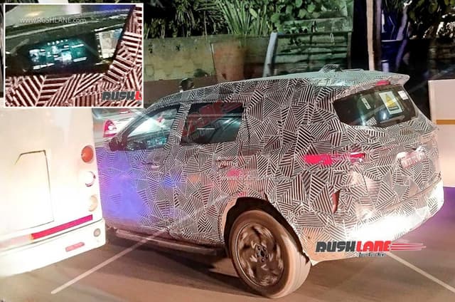 Tata Safari EV interior spied with triple-screen setup