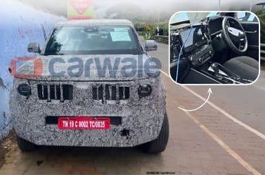 Mahindra Vision S interior spied in close detail