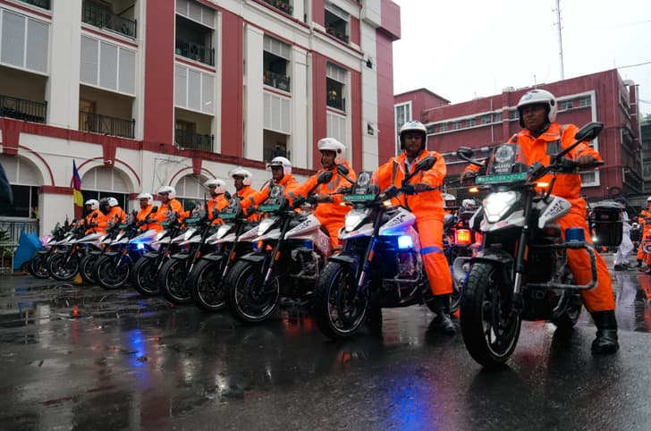 Ultraviolette X-47 Skyforce with Kolkata police