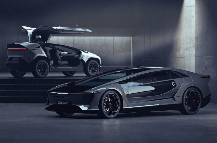 Saudi Arabia's CEER reveals EXOBOT sedan and SUV EVs