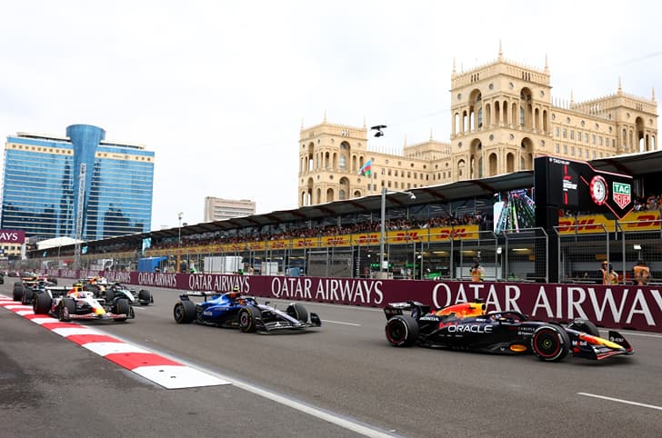 F1 Azerbaijan GP schedule