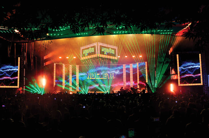 nucleya performing at TVS MotoSoul 5.0