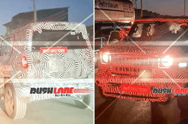 Mahindra Vision T prototype spied testing for the first time