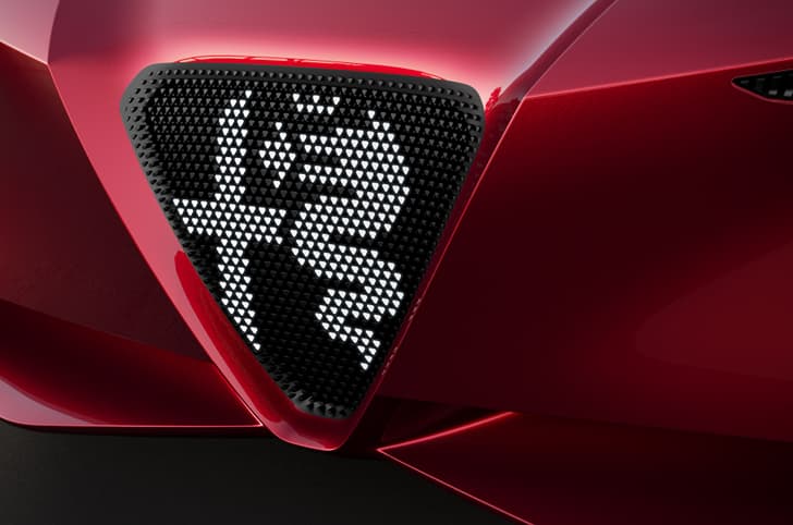 Alfa Romeo Cuorerosso grille Alfa Romeo Cuorerosso grille