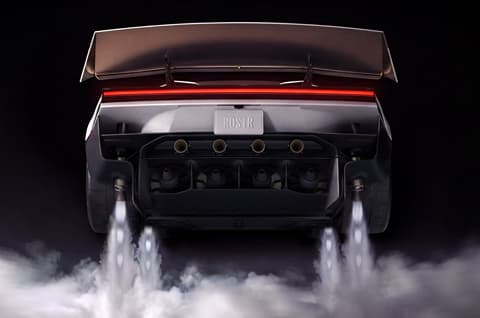 Tesla reveals pre-production flying Roadster with air thrusters