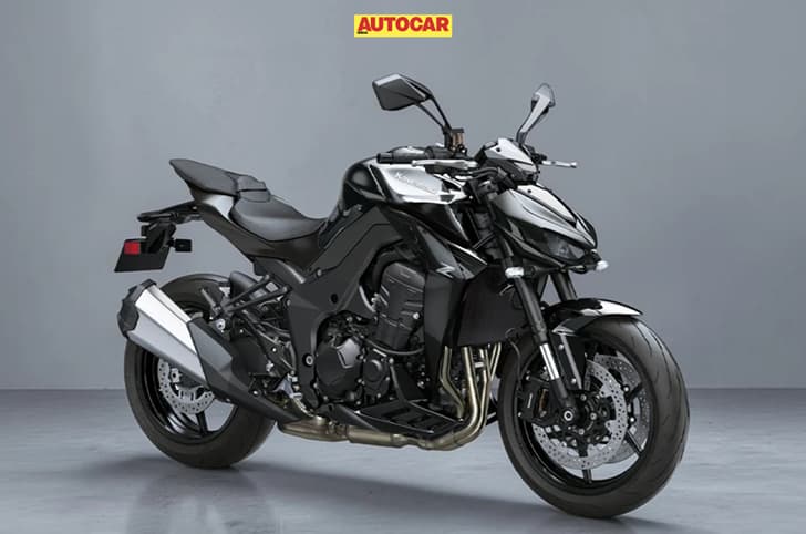 2027 Kawsaki Z1100 front right quarter profile.