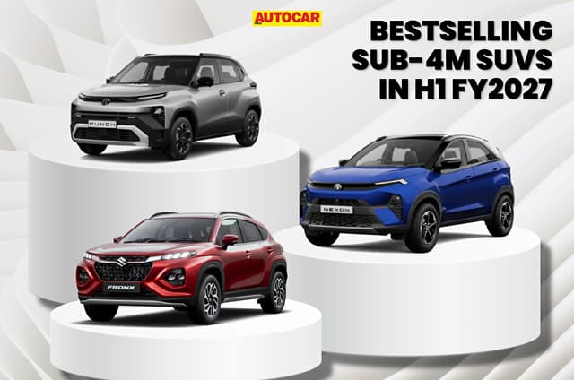 Tata Punch, Nexon top-selling sub-4-metre SUVs in H1 FY2027