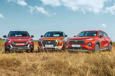 Citroen C3 vs Nissan Magnite vs Toyota Taisor comparison