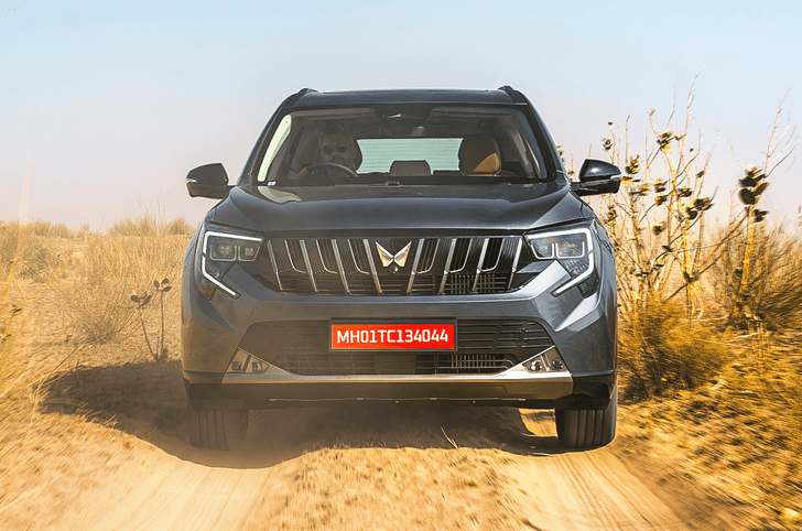 Mahindra XUV 7XO review front off road driving