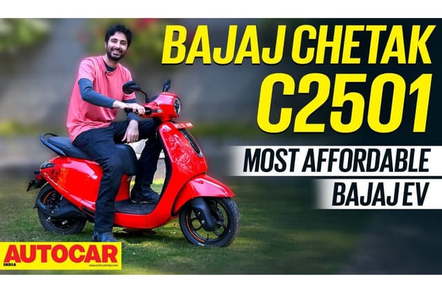 Bajaj Chetak C25 video review