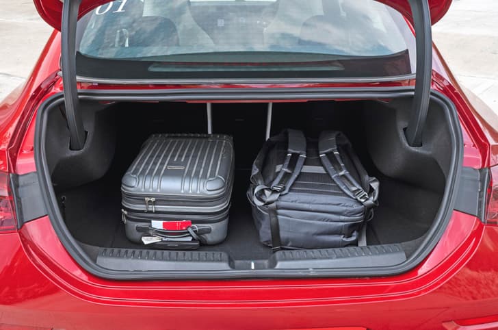 Mercedes-Benz CLA boot space 