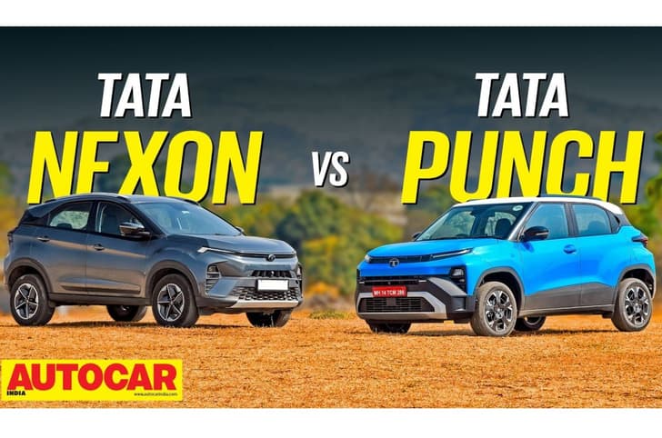 Tata Punch vs Tata Nexon comparison video 