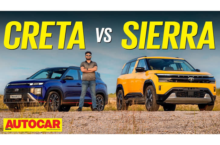 Hyundai Creta vs Tata Sierra