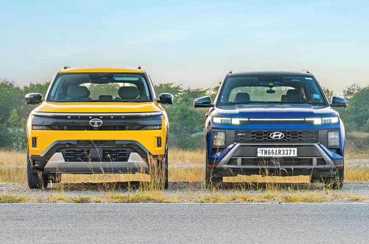 Tata Sierra vs Hyundai Creta