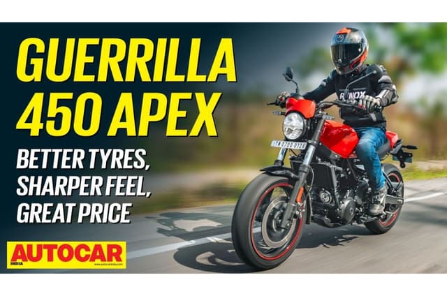 Royal Enfield Guerrilla 450 Apex video review