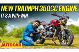 Triumph 350cc engine video review