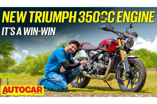 Triumph 350cc engine video review