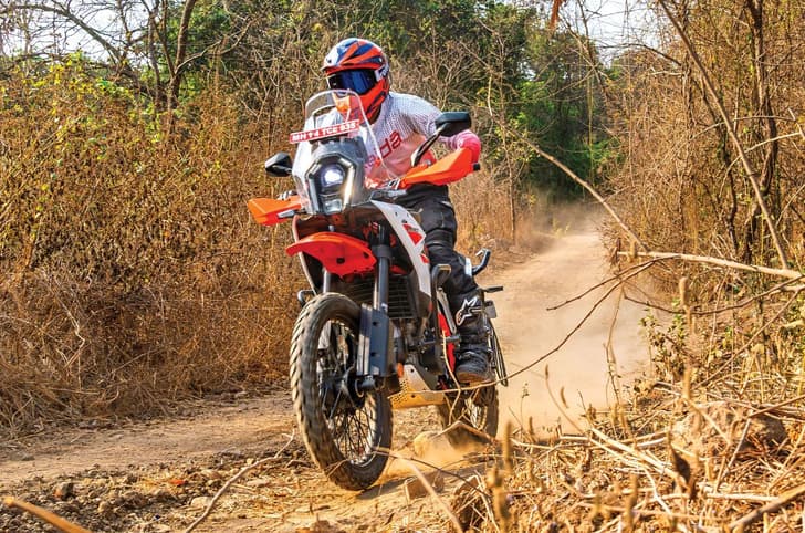 KTM 390 Adventure R Off-Road Riding Shot