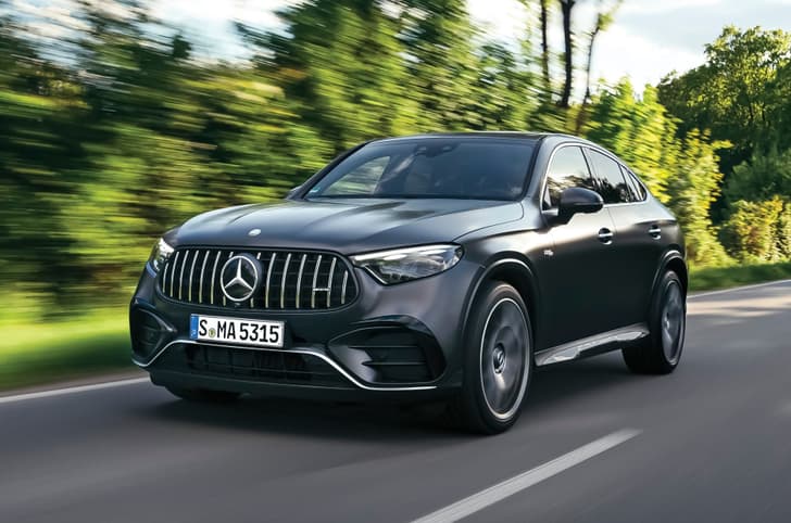 Mercedes-AMG GLC 53 Coupe front quarter Mercedes-AMG GLC 53 Coupe front quarter