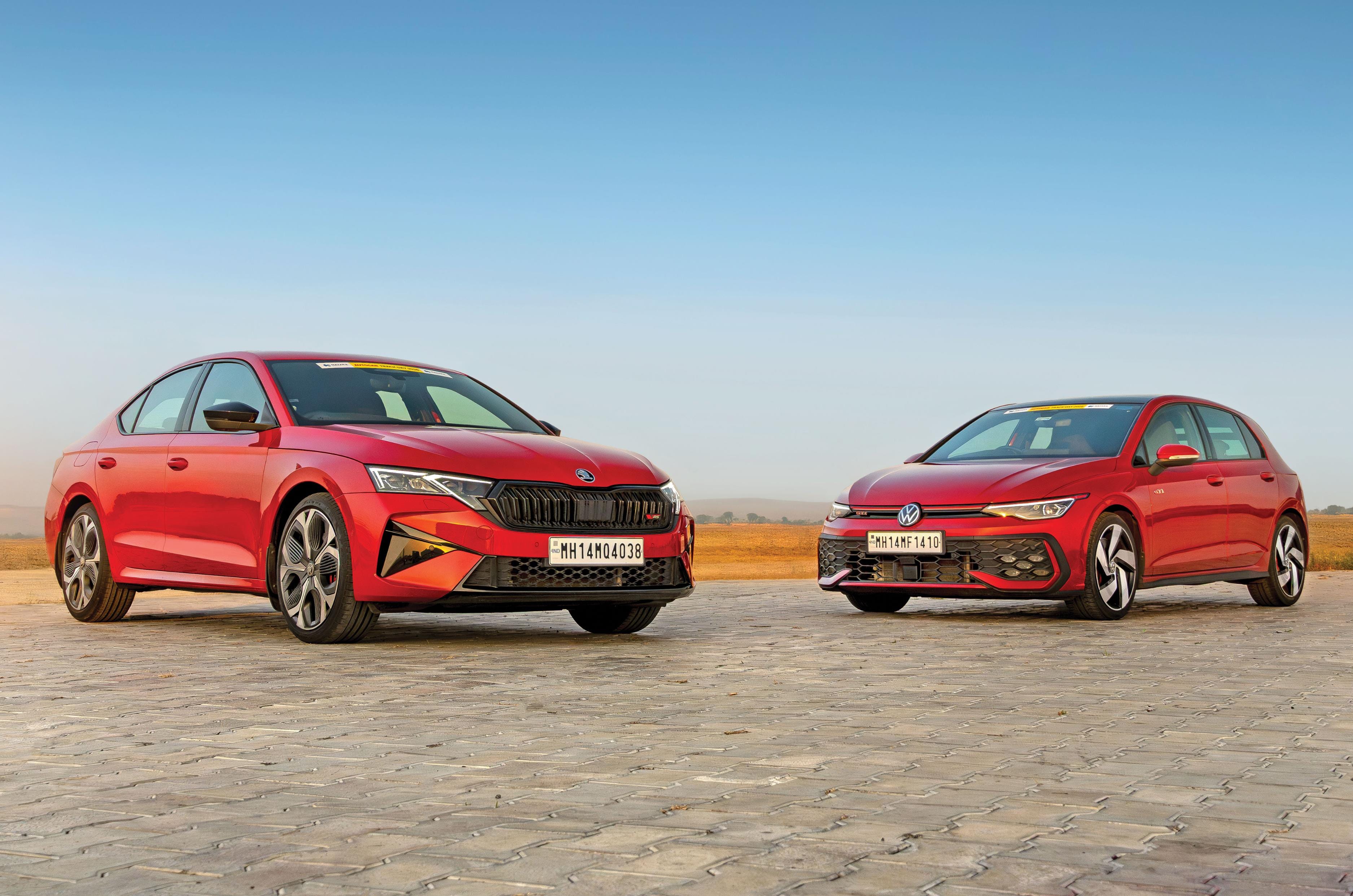 Skoda Octavia RS vs VW Golf GTI track comparison: Blood brothers