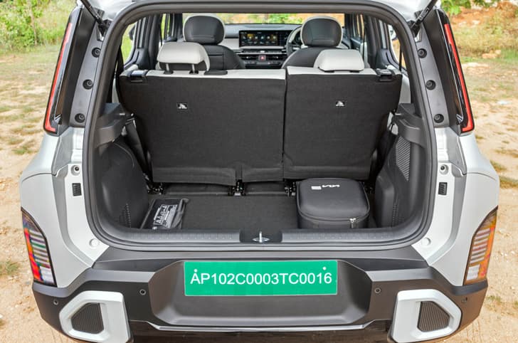 Kia Syros EV boot space Kia Syros EV boot space