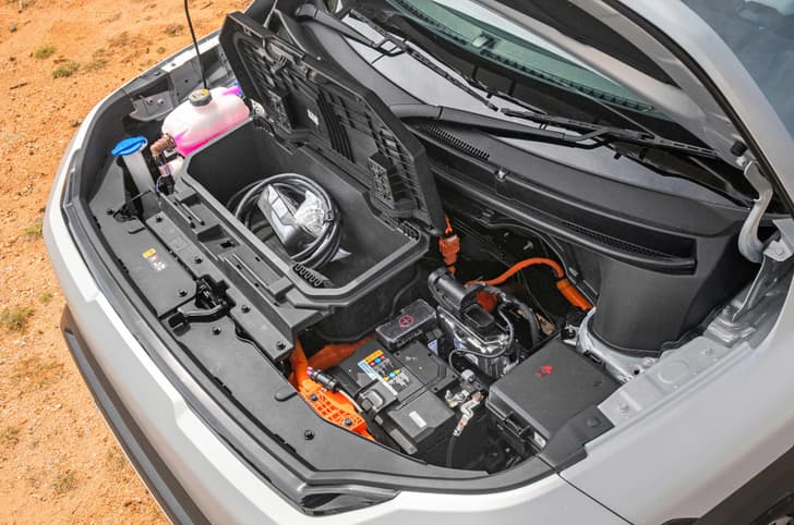 Kia Syros EV frunk Kia Syros EV frunk
