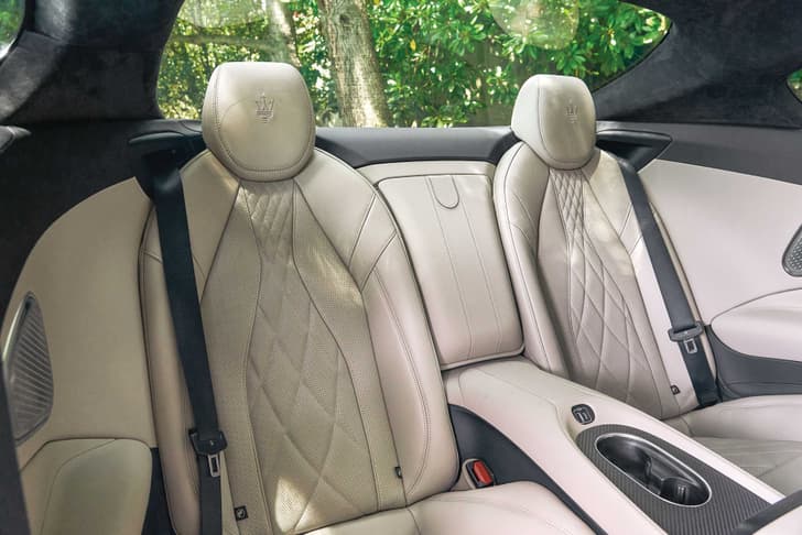 2027 Maserati GranTurismo rear seats
